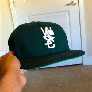 Green hat